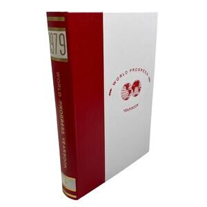 Vintage 1979 World Progress Yearbook Binder Spring Winter Summer Fall Collection